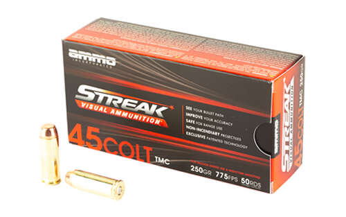 Ammunition STREAK Ammunition Streak Target 45Colt STREAK RED 45 COLT 250GR TMC 50/1000